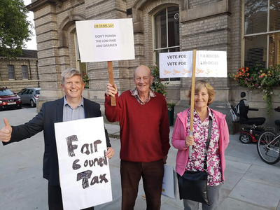 Council Tax Protest 1
