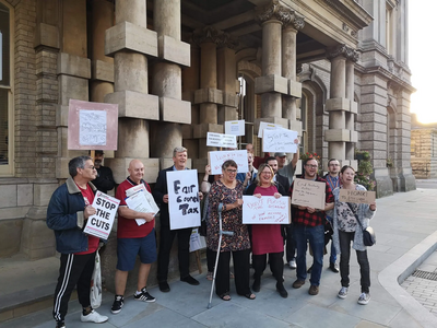 Council tax protest 2